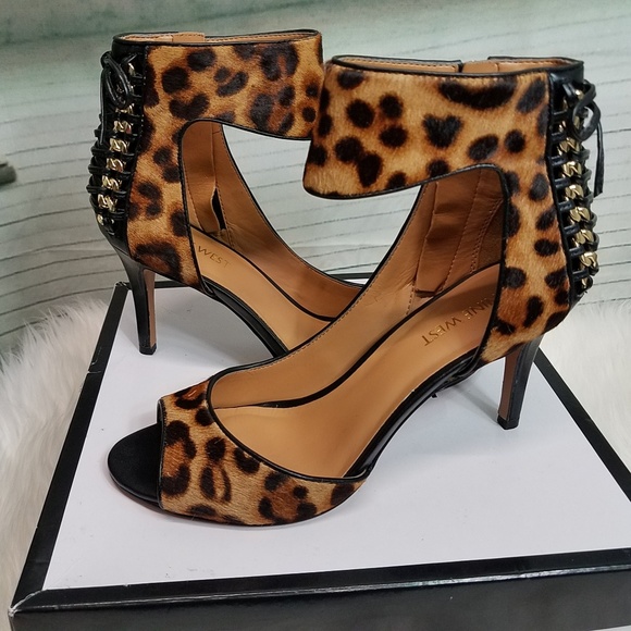 Nine West Shoes - Nine west calf hair heels size 7 1/2